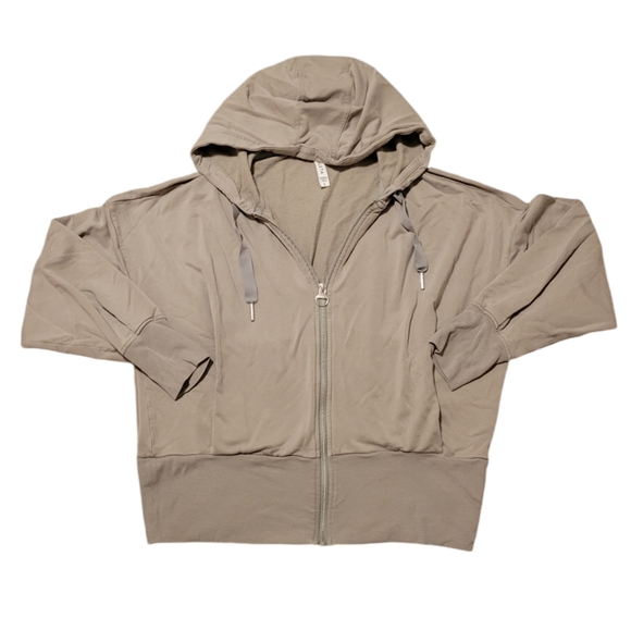 Athleta Balance Sweatshirt Full Zip Long Sleeves S# 599503 Hoodie Womens Large - Picture 3 of 13